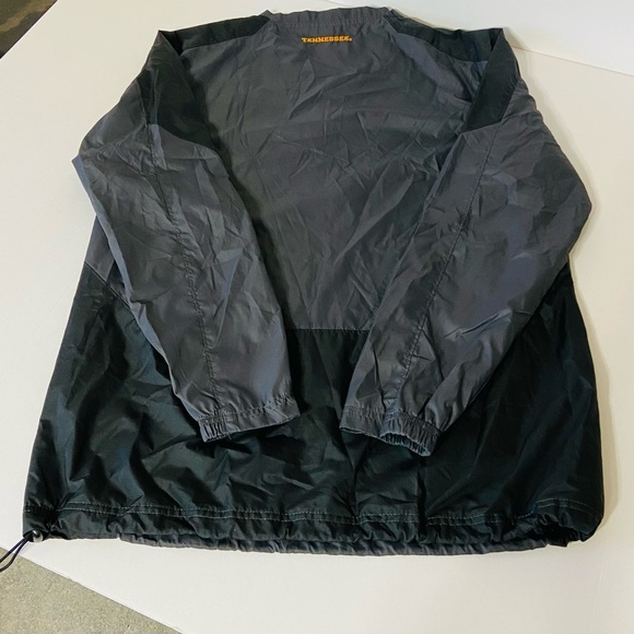 NCAA Tennessee Vols Black/Grey Windbreaker Jacket Mens Small - Picture 2 of 9